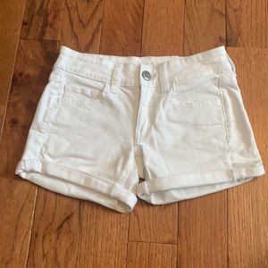 White American Eagle Jean Shorts